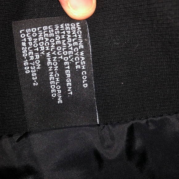 A.N.A - Faux Leather Jacket With Knit feature Black Size L - Picture 9 of 12